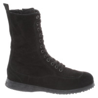 Hogan Boots Leather in Black