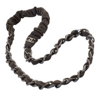 Chanel Leather headband with chain