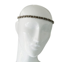 Chanel Leather headband with chain