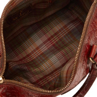 Mulberry Embossed Leather Handbag