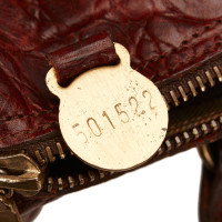 Mulberry Embossed Leather Handbag