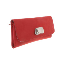 Acne clutch in rosso