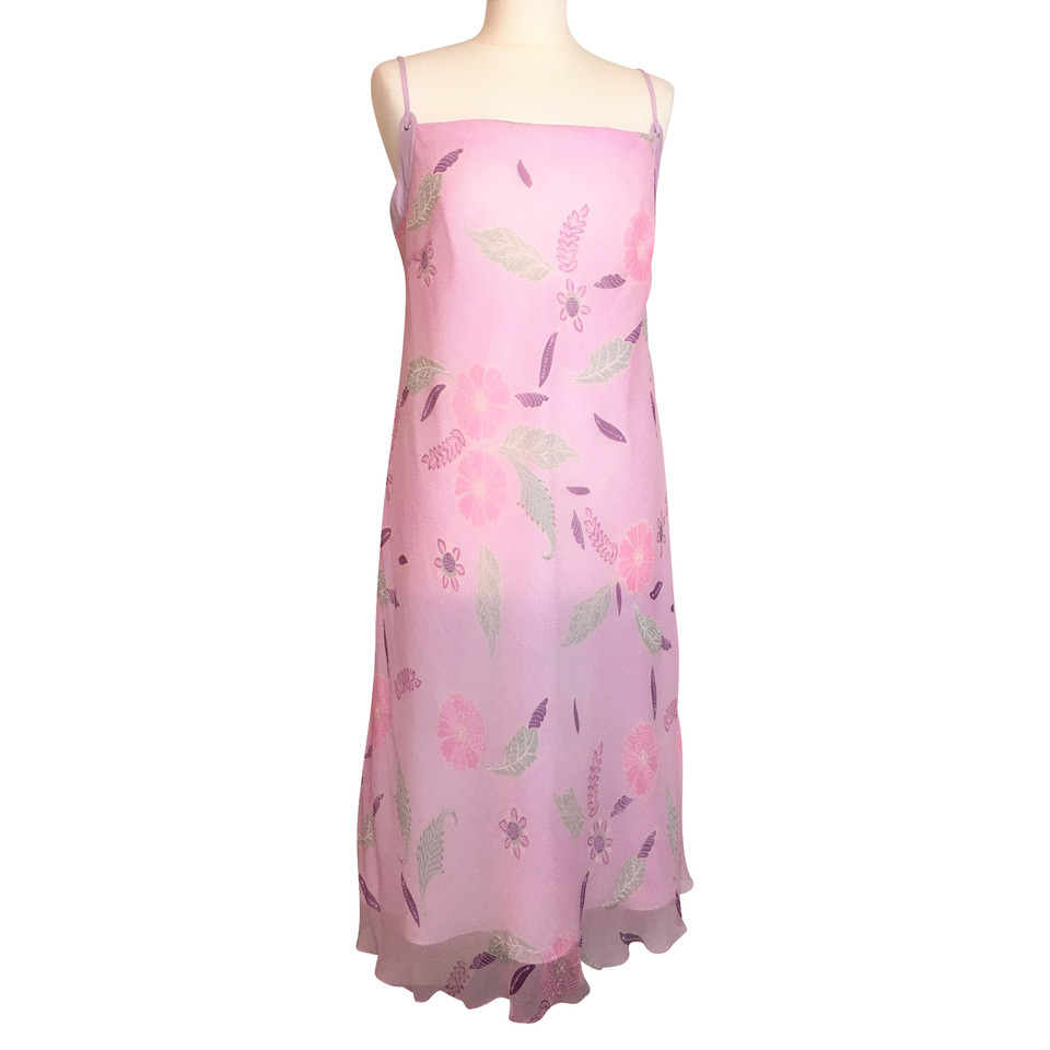 Laurèl Silk dress in pink