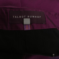 Talbot Runhof Kokerrok in purple