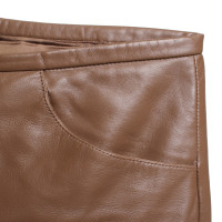 Hugo Boss Leather pants in brown