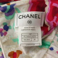 Chanel skirt & top with logo pattern