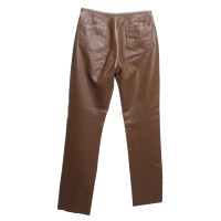 Hugo Boss Lederhose in Braun