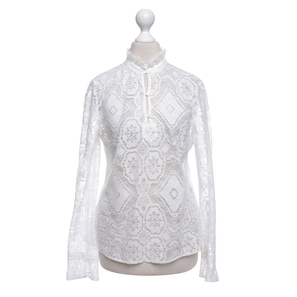 Baum Und Pferdgarten Lace blouse in het wit