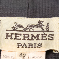 Hermès Giacca/Cappotto in Cotone in Blu