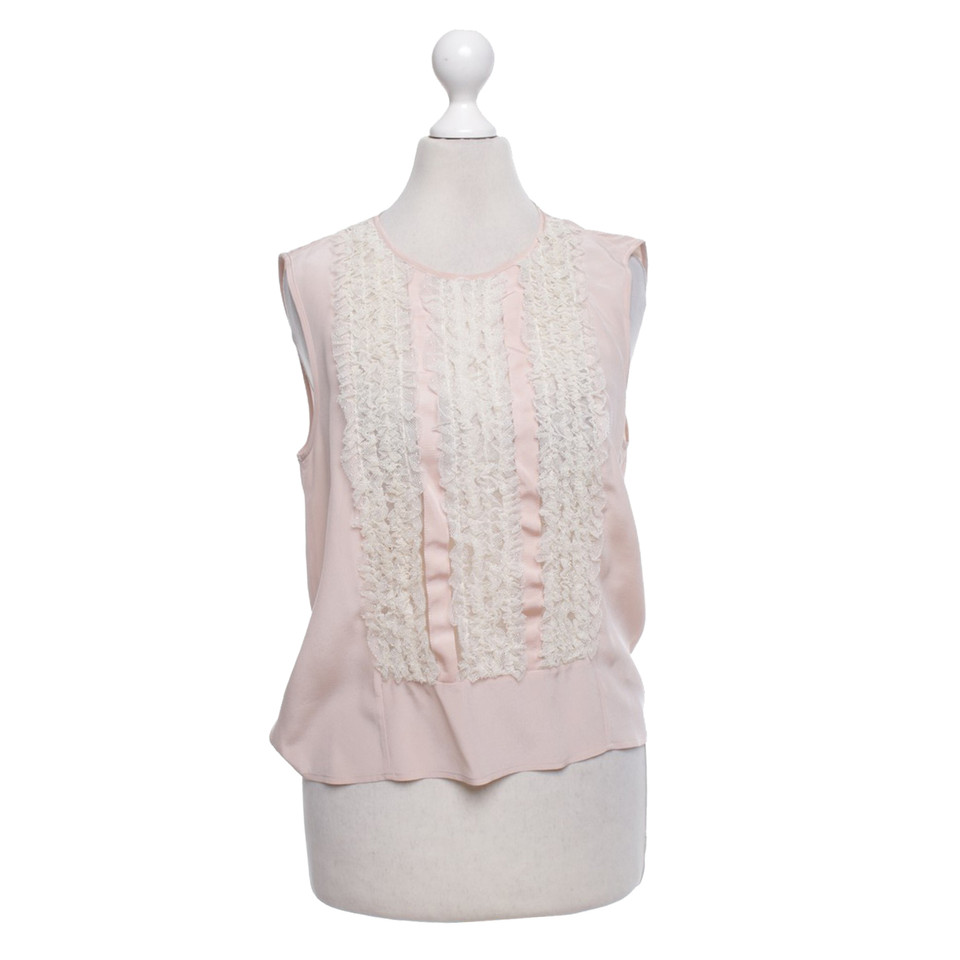 Red Valentino Blouse Top in roze / creme