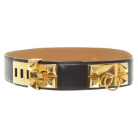 Hermès "Collier de Chien" belt in black