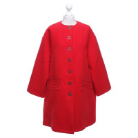 Kenzo Oversize jas in rood