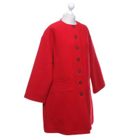 Kenzo manteau surdimensionné en rouge