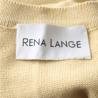 Rena Lange Gebreide jurk in crèmegeel