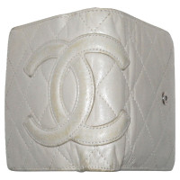 Chanel Sac à main/Portefeuille en Cuir en Blanc