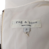 Rag & Bone Robe en noir / crème