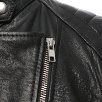Rika Jacket/Coat Leather in Black