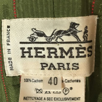 Hermès Grüne Kaschmir-Jacke