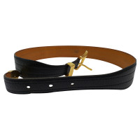 Hermès Black leather belt