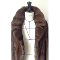 Balmain Long Mink Coat