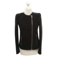 Set Bouclé jacket in black