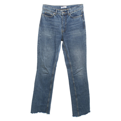 Anine Bing Jeans Katoen in Blauw