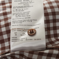 Escada Shirt blouse with vichy pattern