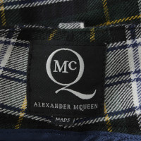Alexander McQueen skirt with checked pattern