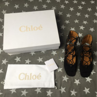 Chloé Chloé lace-up wedges