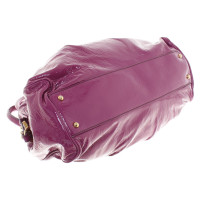 Marc Jacobs Lacquer leather handbag in purple