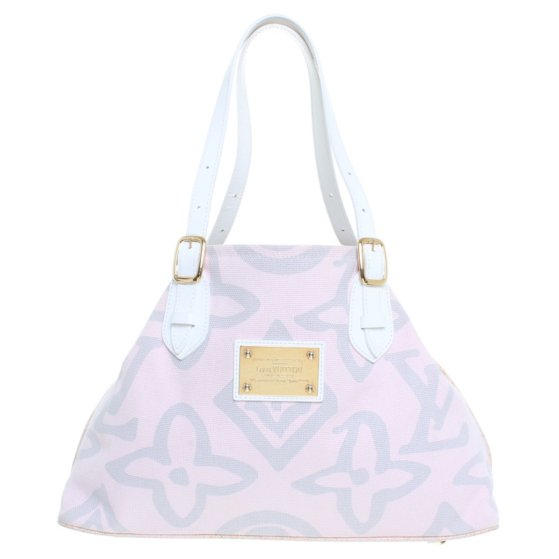Louis Vuitton "Tahitienne Cabas PM Bag" in rose
