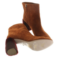 Miu Miu Ankle boots in brown / Bordeaux