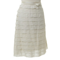 Marc Cain Lace skirt in off-white