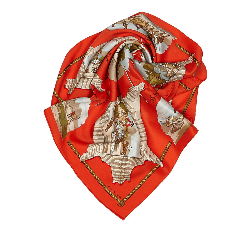 Hermès silk carré scarf