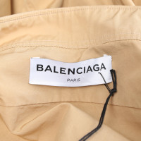 Balenciaga Jacke/Mantel aus Baumwolle in Braun