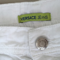 Versace trousers in white