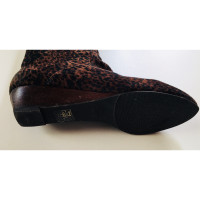 Stuart Weitzman Knee-high leopard-print boots