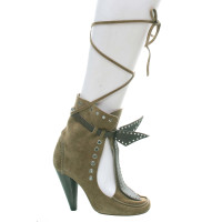 Isabel Marant Suede ankle boots in khaki