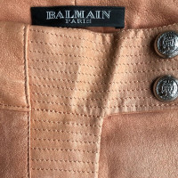 Balmain leather pants