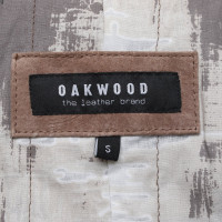 Oakwood Jacke/Mantel aus Leder in Taupe