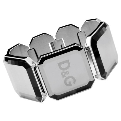 D&G Armband Glas in Zilverachtig