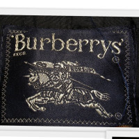 Burberry Dark Blue Wool Coat
