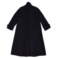 Burberry Dark Blue Wool Coat