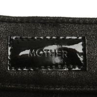 Mother Gecoate broek in zwart