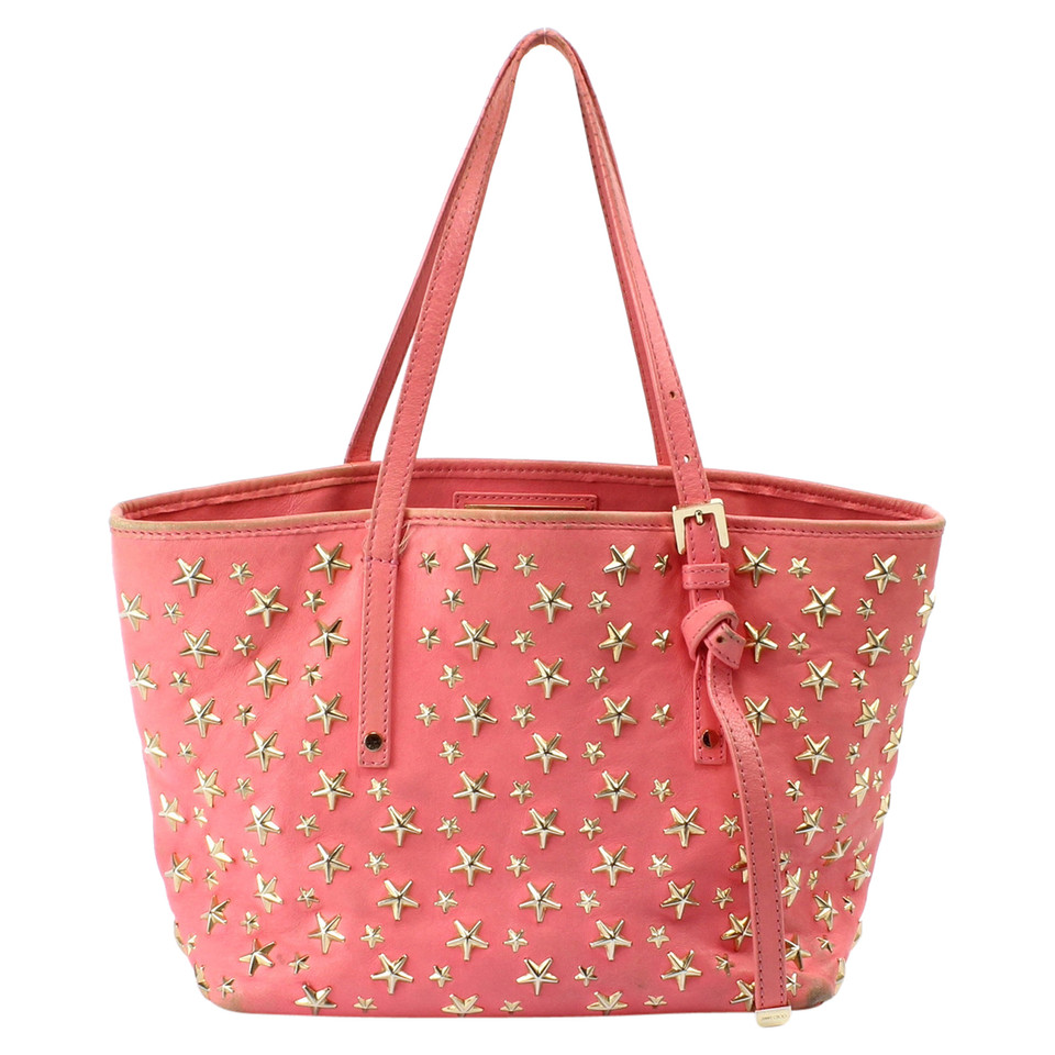 Jimmy Choo Handbag Leather in Pink