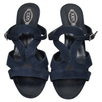 Tod's Sandals Leather in Blue
