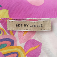 See By Chloé silk scarf with print