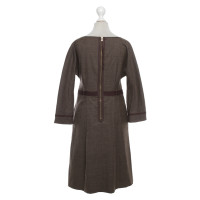 Marc By Marc Jacobs Dress Wool in Brown