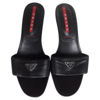 Prada leather slippers
