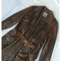 Jean Paul Gaultier leather coat